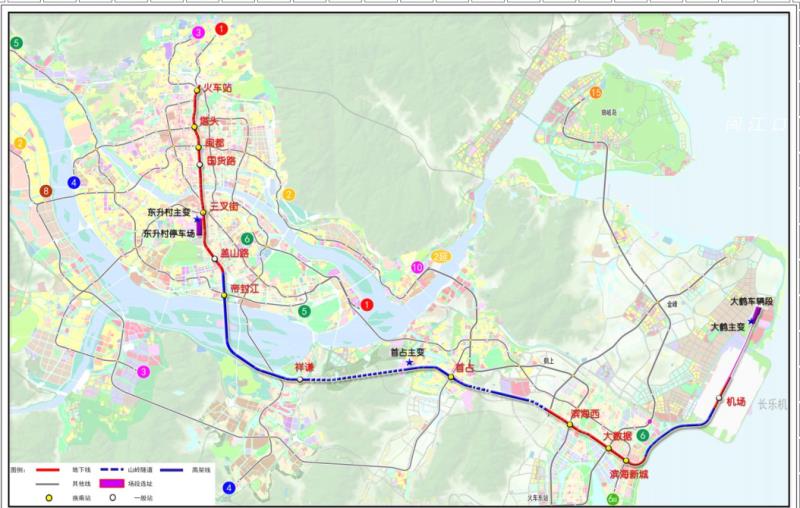 福州至長(zhǎng)樂(lè)機(jī)場(chǎng)軌道