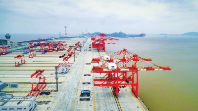 上海洋山深水港四期自動化碼頭開港在即