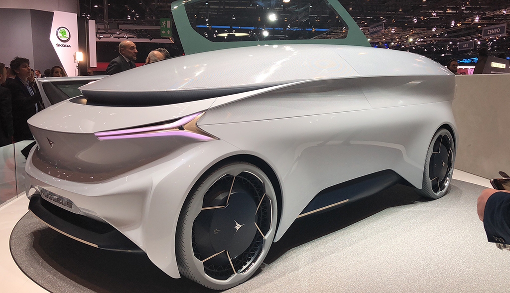 前瞻技術(shù)，五級(jí)自動(dòng)駕駛, Icona Nucleus概念車，2018日內(nèi)瓦車展