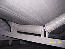 鞍鋼集團(tuán)焦化、化工車間上托輥2007年開(kāi)始使用